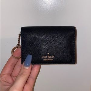 Kate Spade Black Small Wallet with Coin Purse
